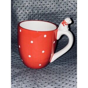 Global Design Christmas Mug/Cup Polar Bear Surprise Mug Inside Polka Dot.